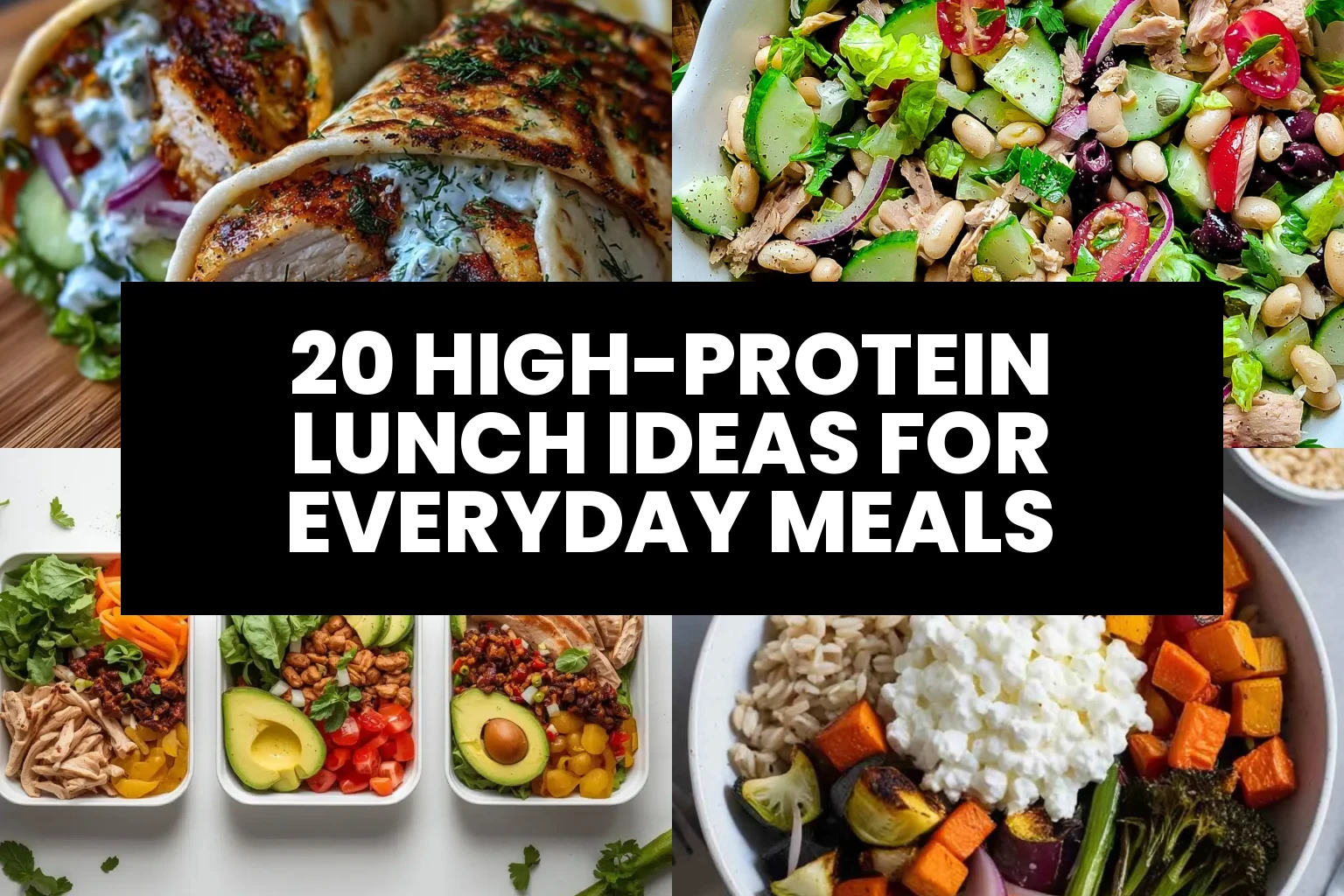 20 High-Protein Lunch Ideas for Everyday Meals - Featured